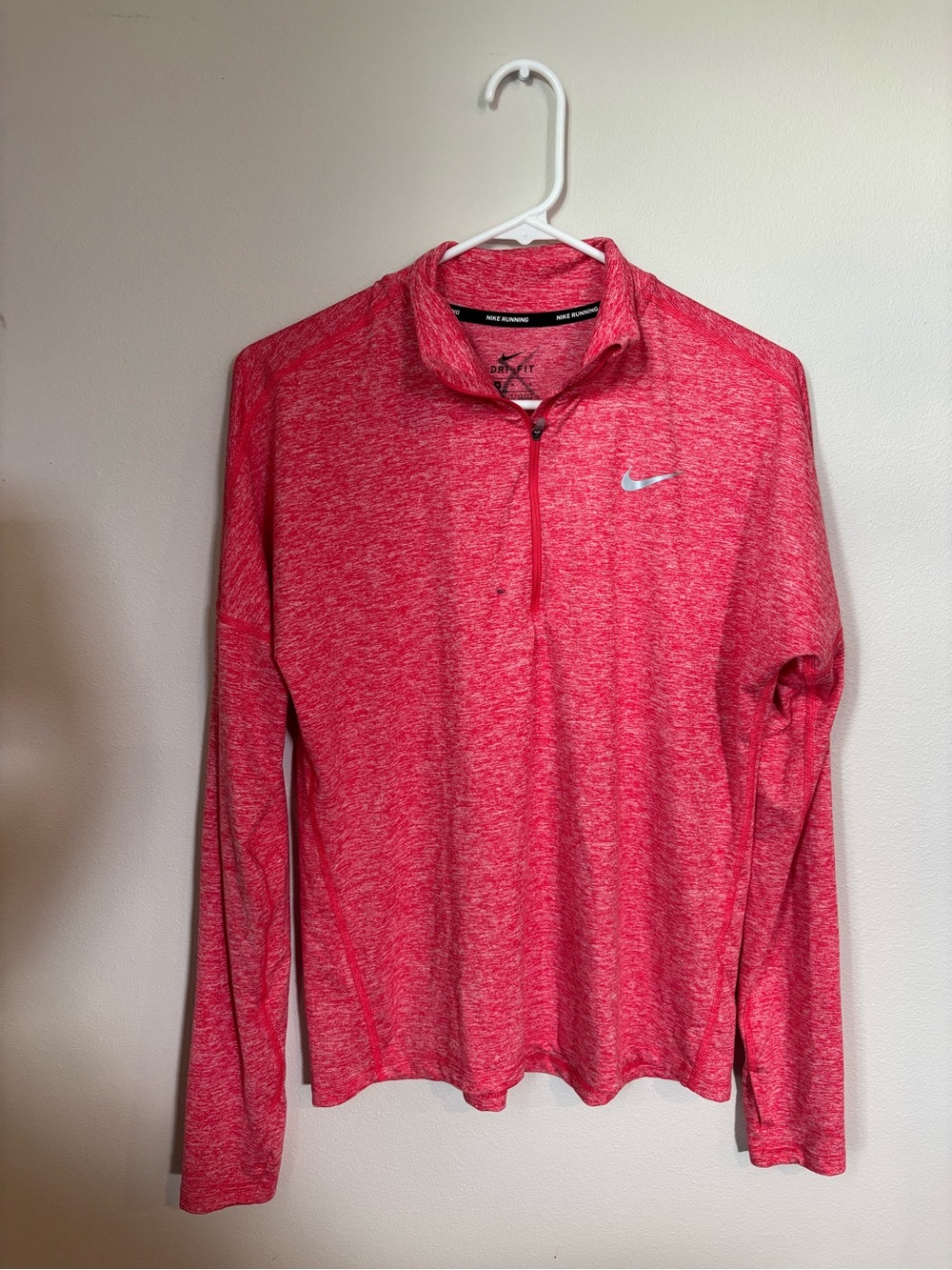 Nike Pink Heather Dri-FIT Running Top